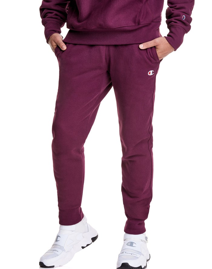 Champion Joggingbroek Heren - Paars - Reverse Weave ( 824309-IQT )